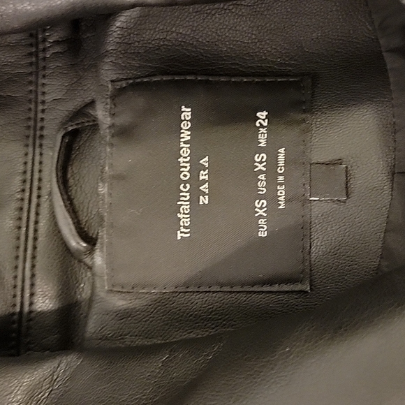 Zara leather jacket - Picture 3 of 5